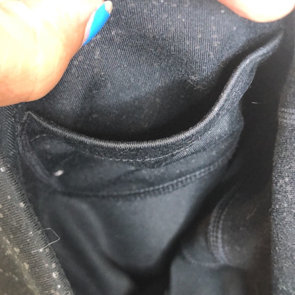 Fabletics Womens Small Powerhold Black and Silver Capri Leggings XXS XXSMALL - Picture 7 of 7